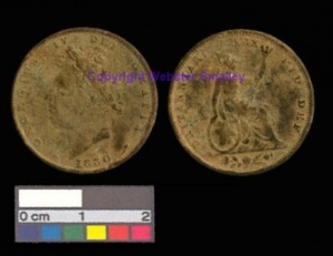 Copper-alloy coin, 1830