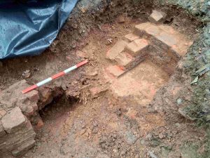 brick kiln under excavation