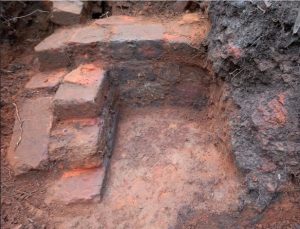 brick kiln under excavation